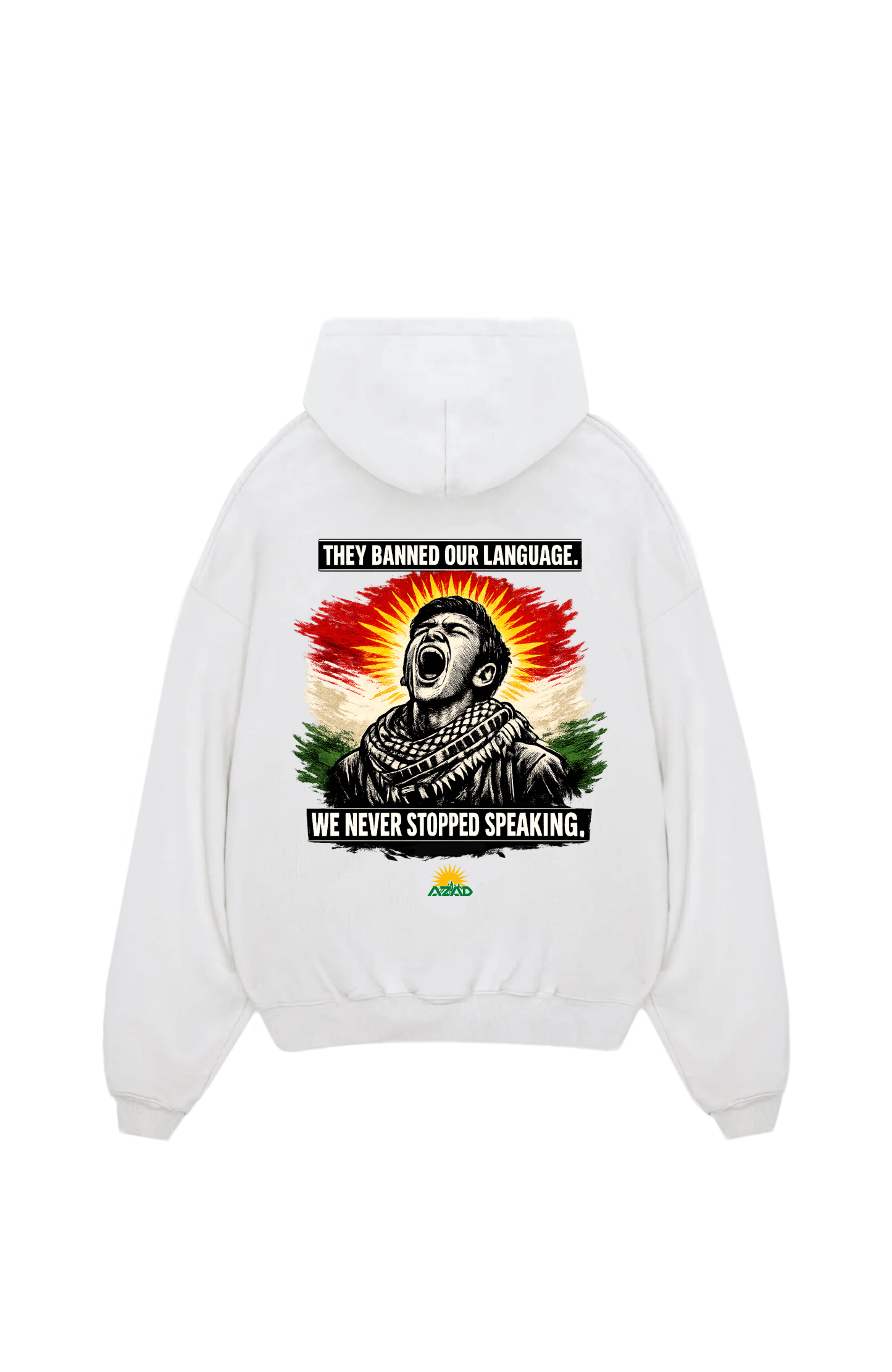 Never stop speaking Oversize Hoodie