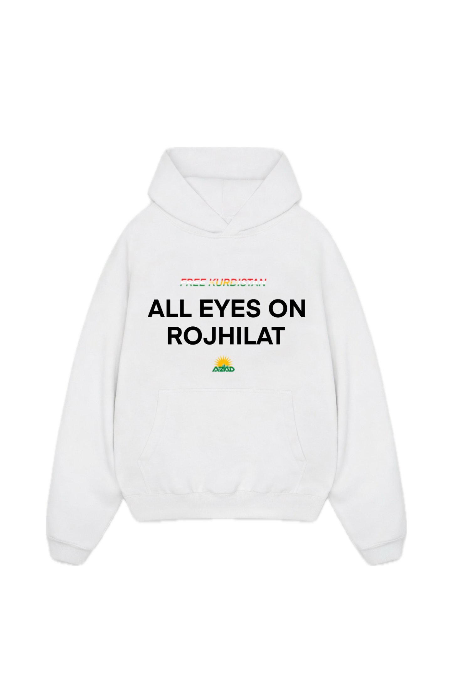 All eyes on rojhilat Oversize Hoodie
