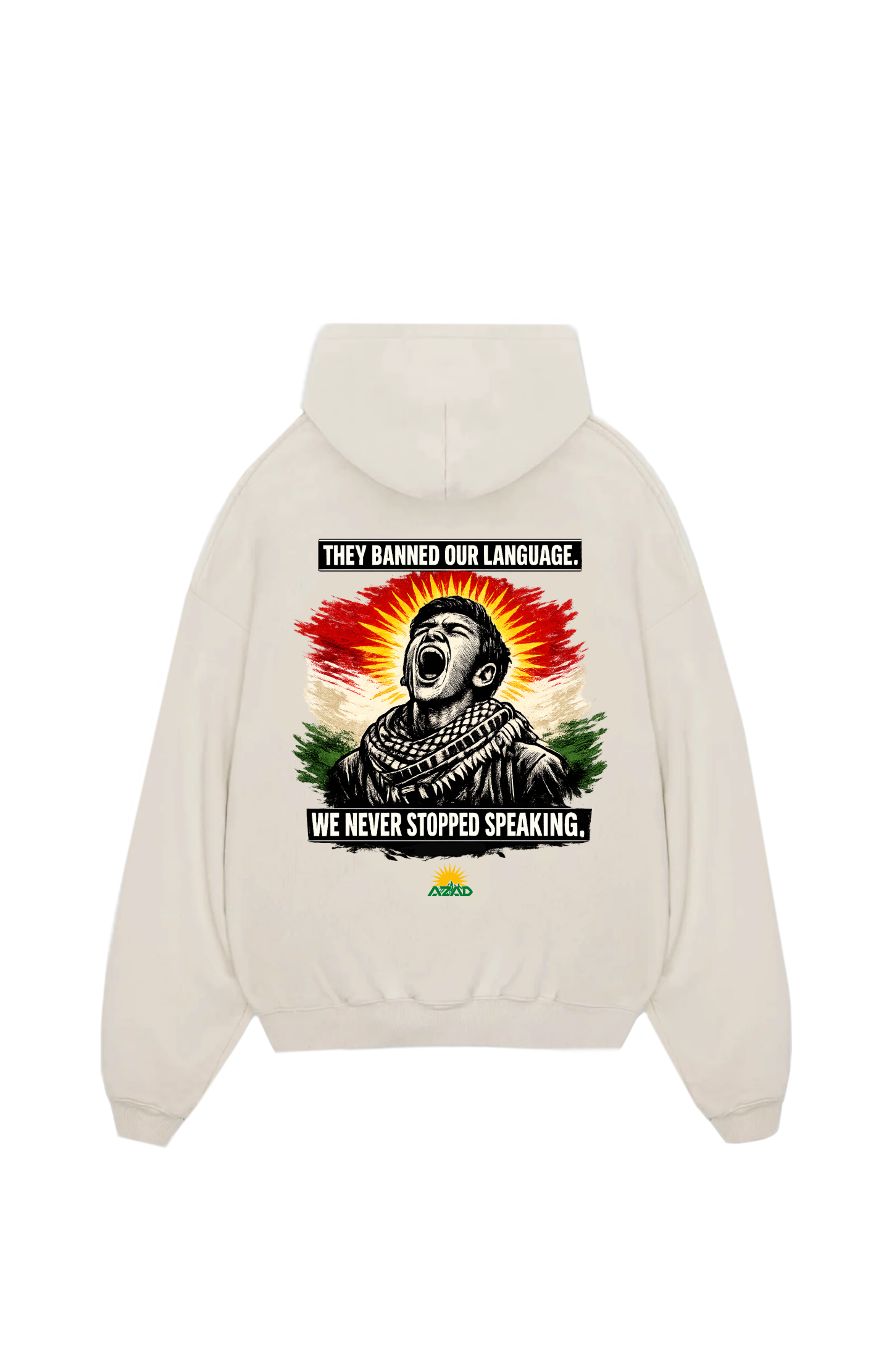 Never stop speaking Oversize Hoodie