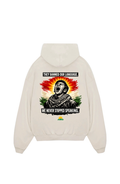 Never stop speaking Oversize Hoodie