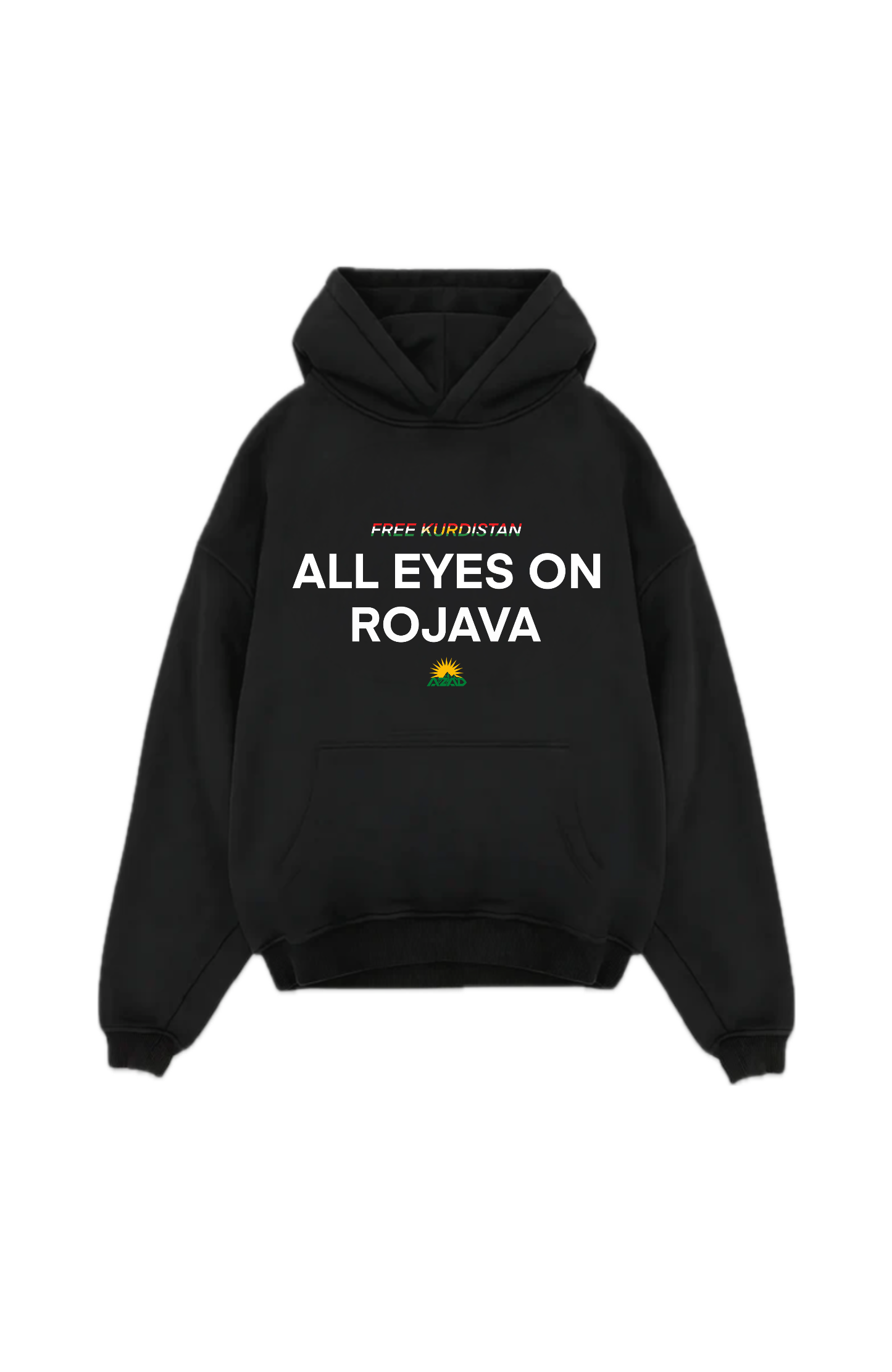 All eyes on Rojava Oversize Hoodie