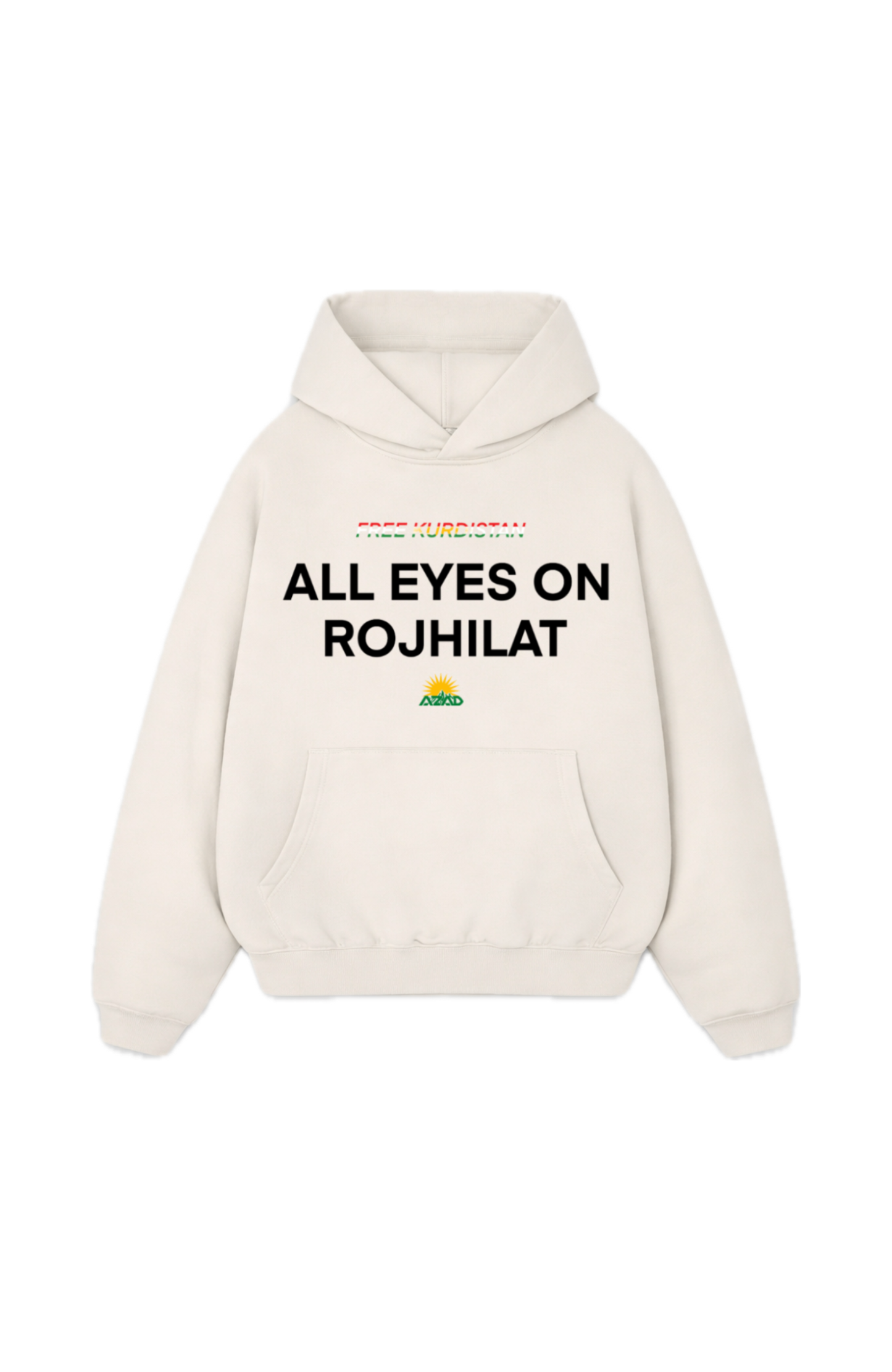 All eyes on rojhilat Oversize Hoodie
