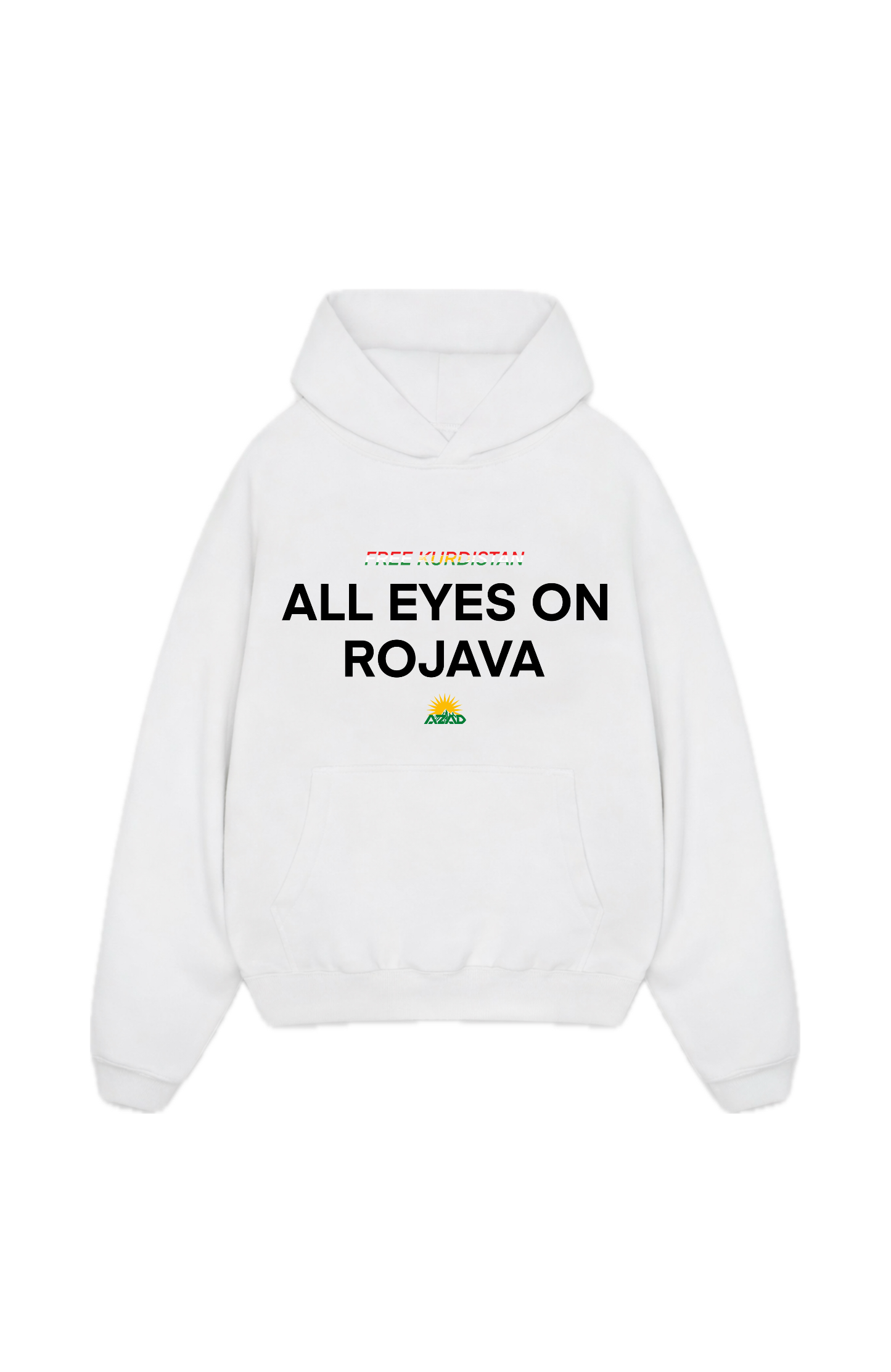 All eyes on Rojava Oversize Hoodie
