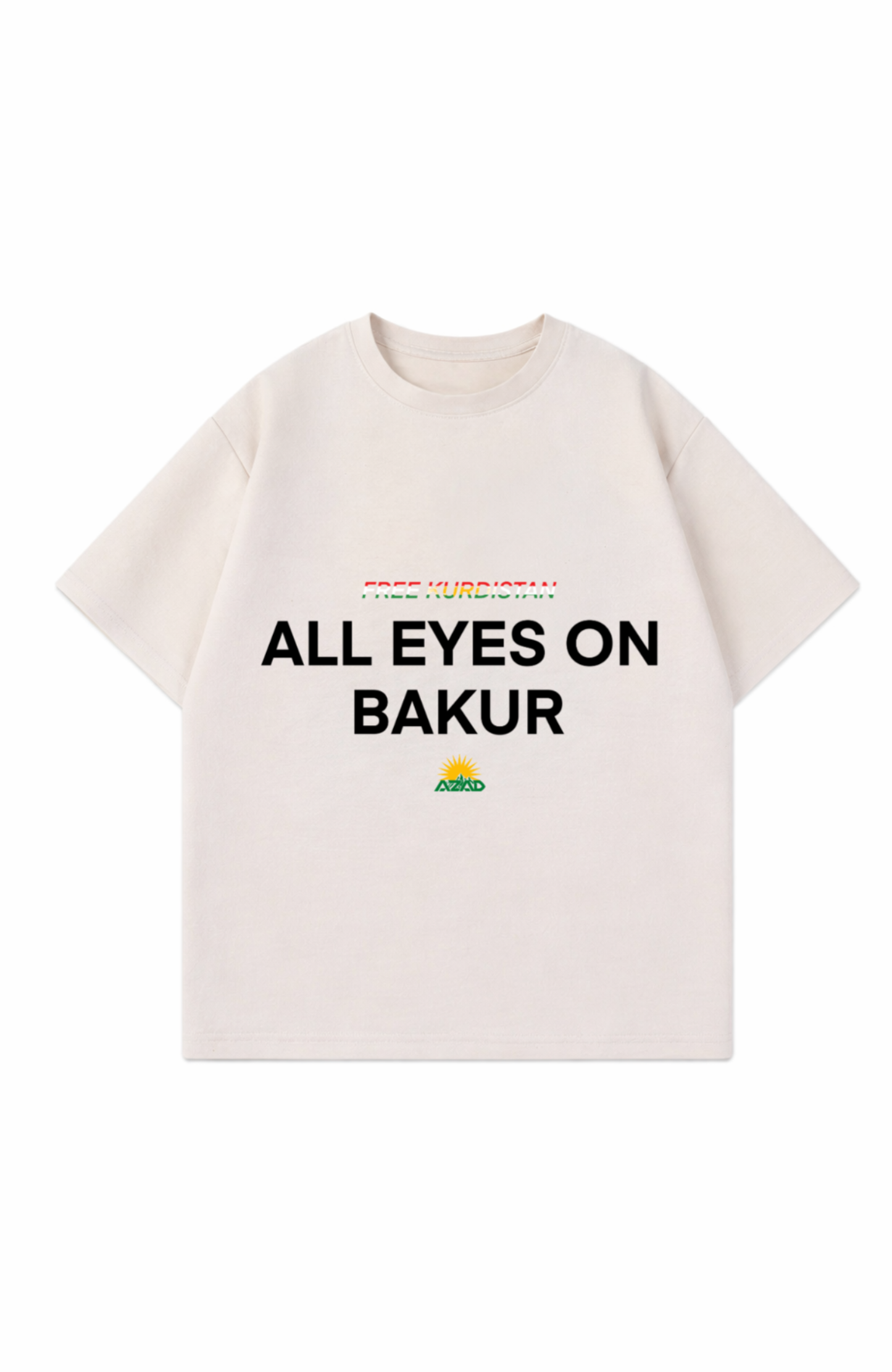 All eyes on bashur Oversize T-Shirt