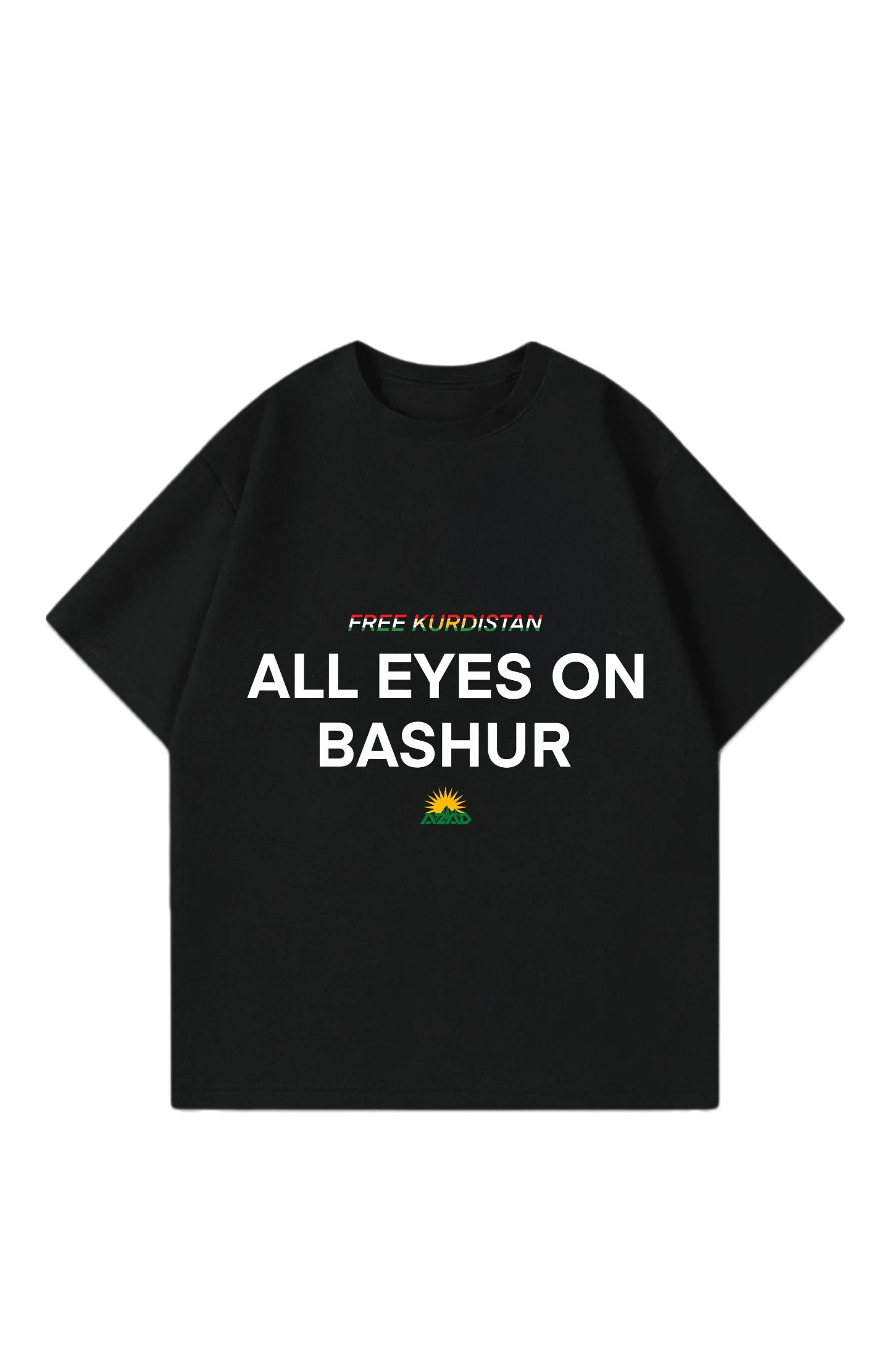 All eyes on bashur Oversize T-Shirt
