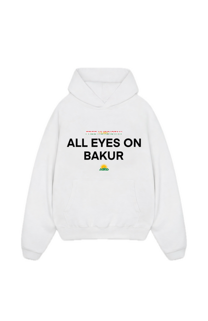 All eyes on bakur Oversize Hoodie