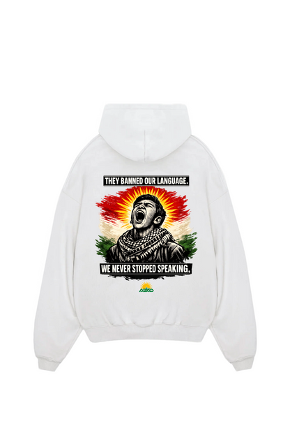 Never stop speaking Oversize Hoodie