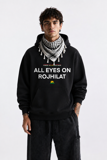 All eyes on rojhilat Oversize Hoodie