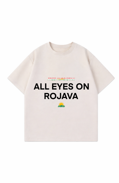 All eyes on Rojava Oversize T-Shirt