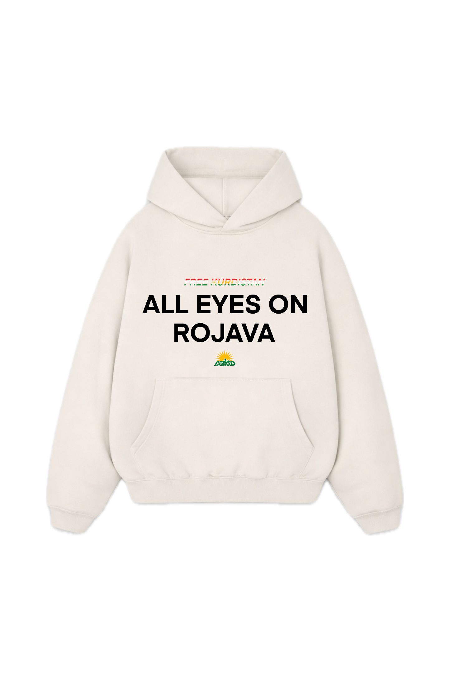 All eyes on Rojava Oversize Hoodie