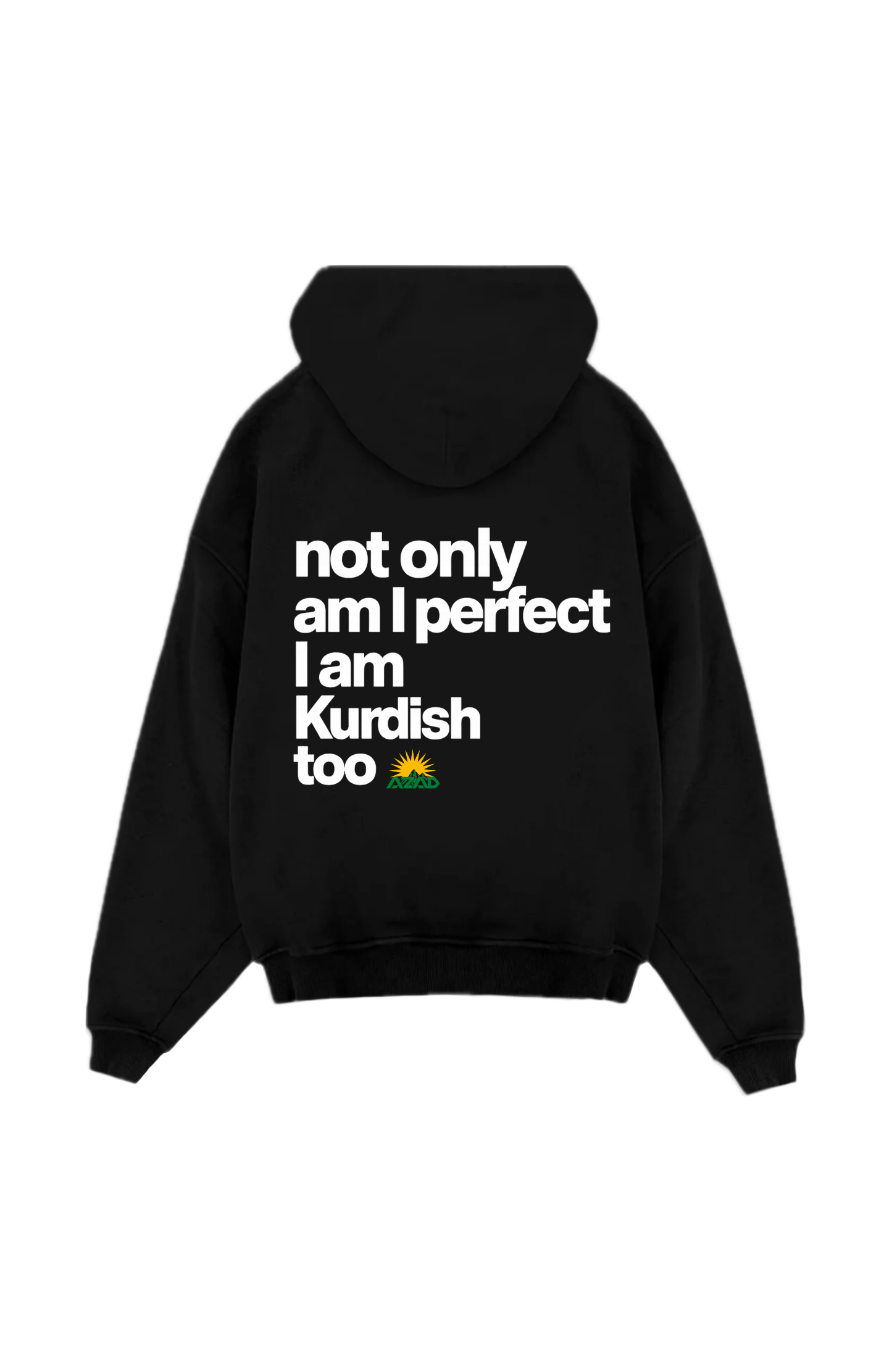 I am Kurdish Oversize Hoodie