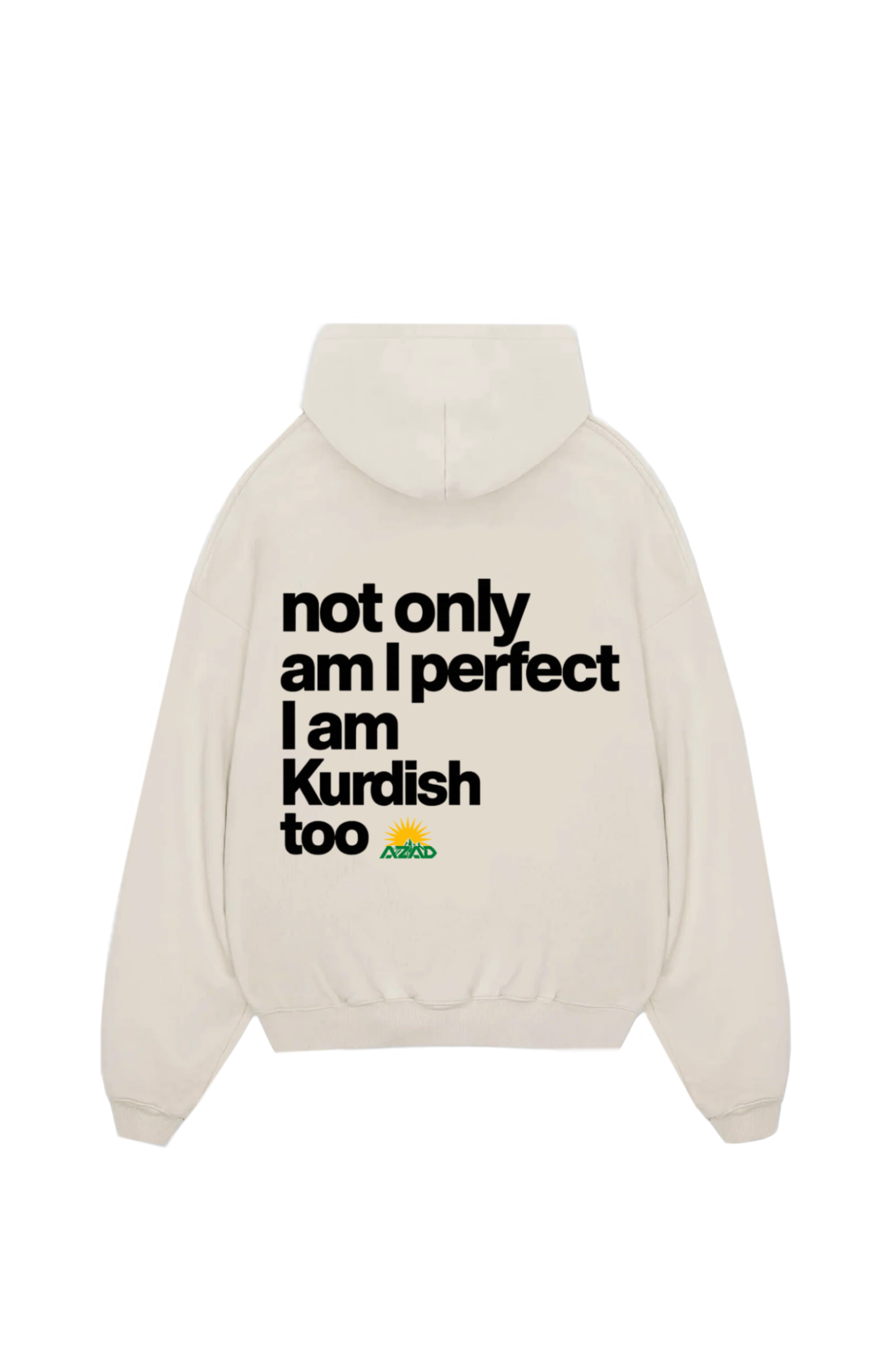 I am Kurdish Oversize Hoodie