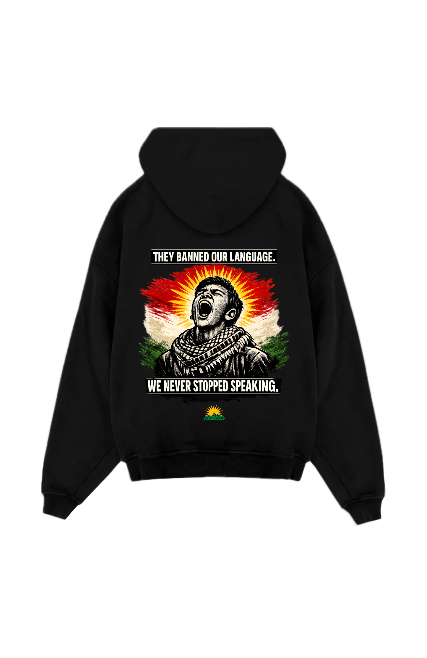 Never stop speaking Oversize Hoodie