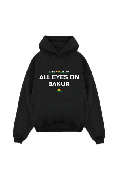All eyes on bakur Oversize Hoodie