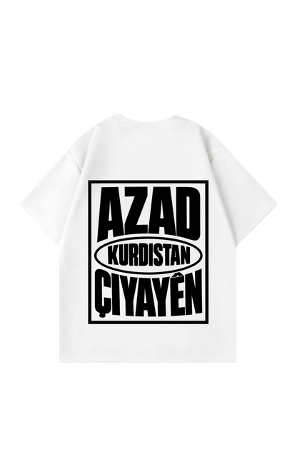 azad kurdistan ciyayen Oversize T-Shirt