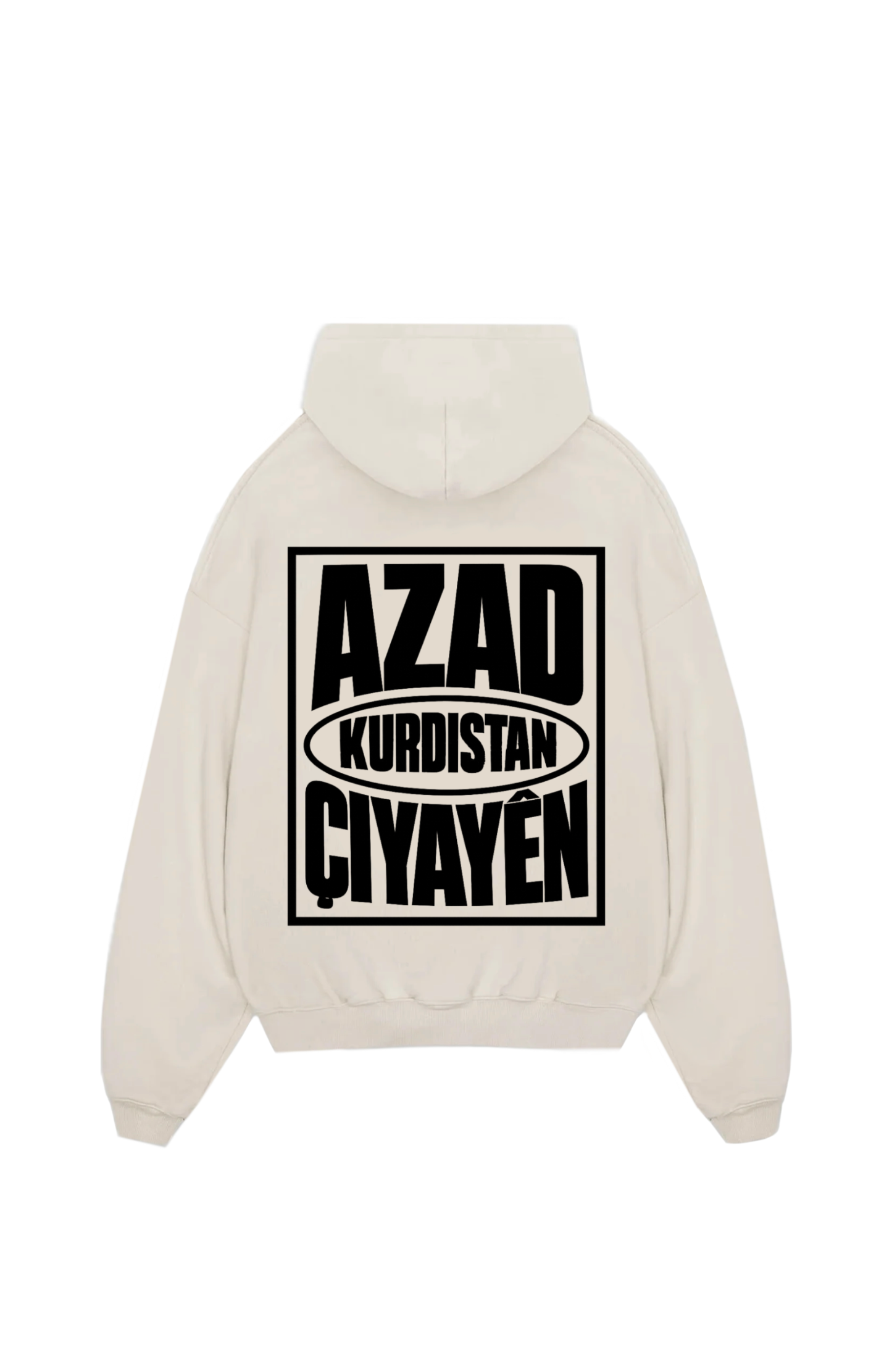 azad kurdistan ciyayen Oversize Hoodie