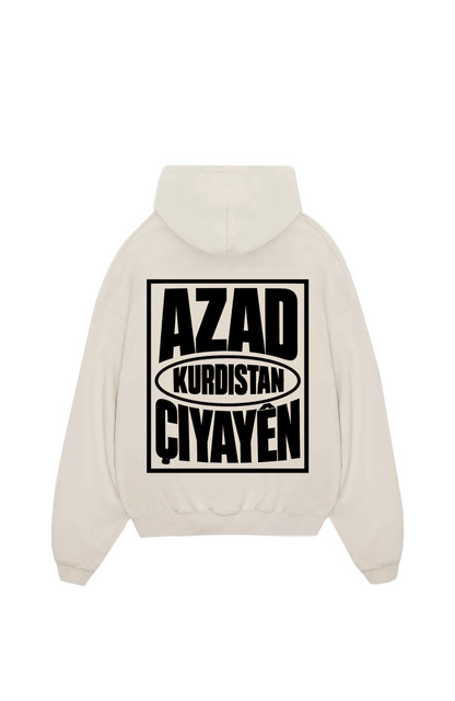 azad kurdistan ciyayen Oversize Hoodie