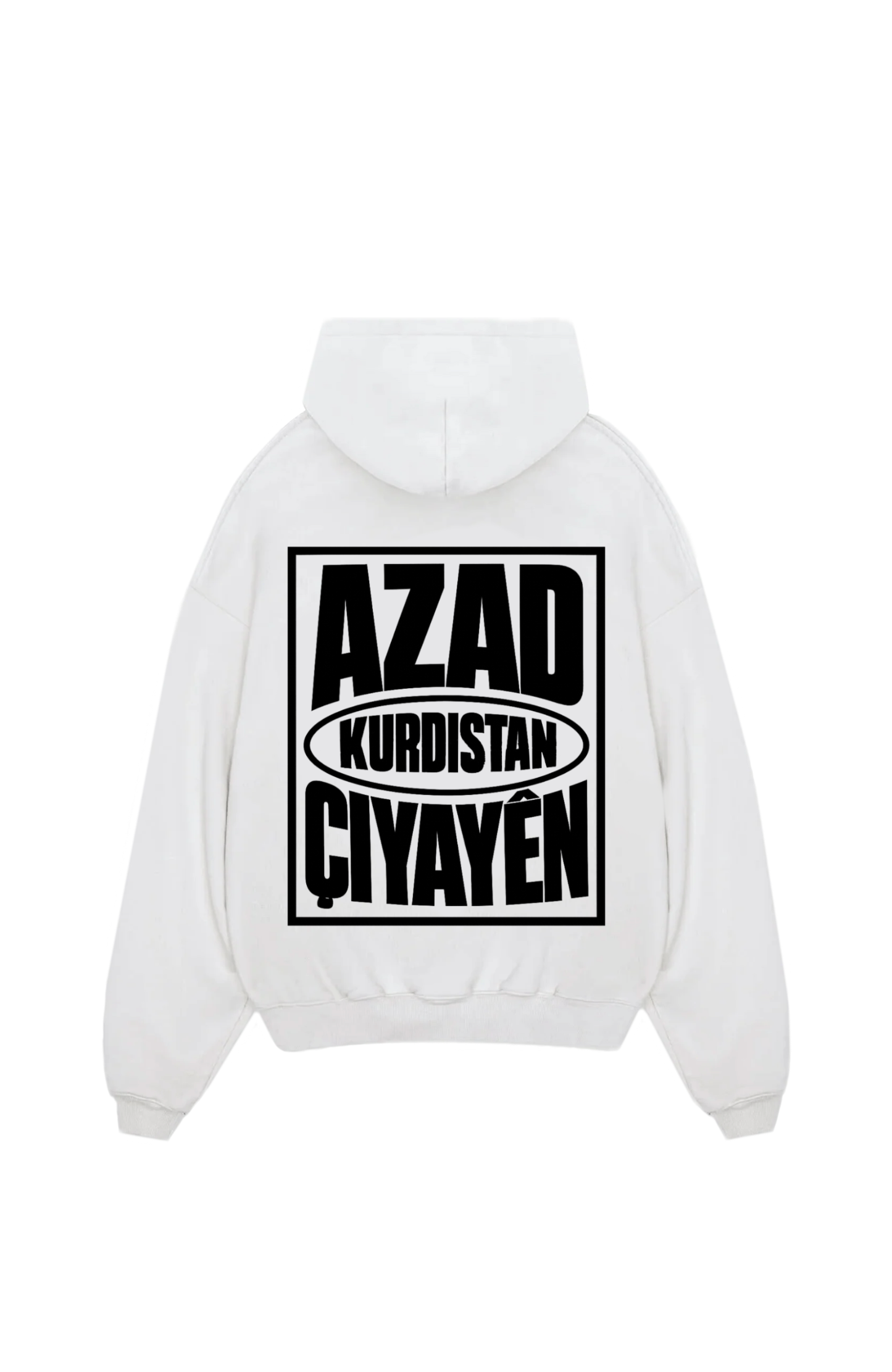 azad kurdistan ciyayen Oversize Hoodie