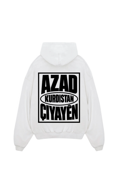 azad kurdistan ciyayen Oversize Hoodie