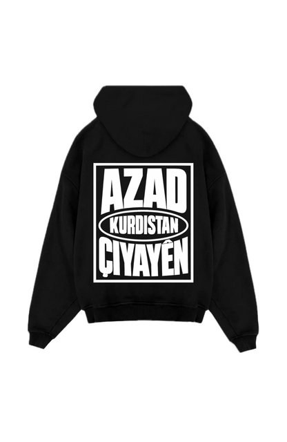 azad kurdistan ciyayen Oversize Hoodie