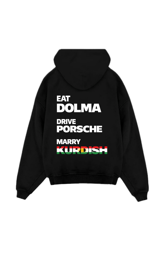 Eat drive marry Oversize Hoodie