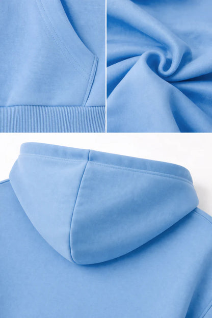 Azad Kurdistan Oversize Zipper Baby Blue