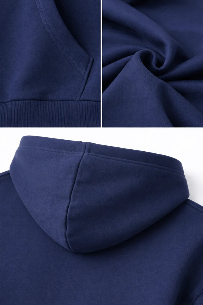 Azad Kurdistan Oversize Zipper Navy Blue